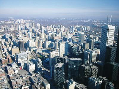 View of downtown Toronto from the CN Tower,CN^[猩ggs