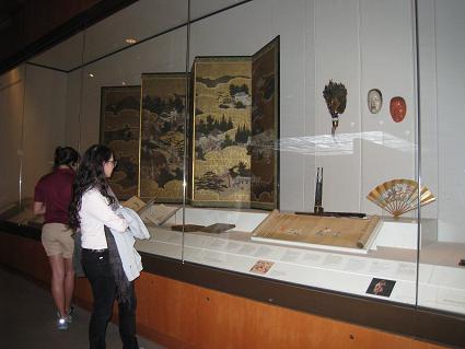 Japan exhibition room in the British Museum,pقɂ{W