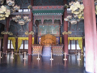 Royal throne Injeongjeon,{̋ʍ