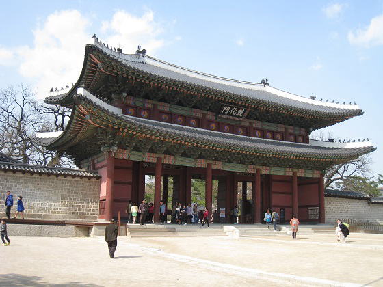 Donhwamun Gate of Changdeokgung Palace,{̓։