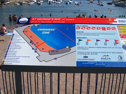 Signboard of St.George's Bay,}^AZgWEWp̊Ŕ