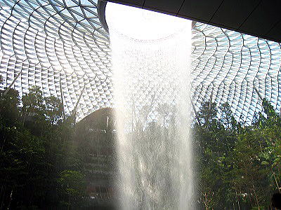 indoor waterfall