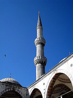 Minaret of Sultanahmet mosque,X^AtgEXÑ~ibg